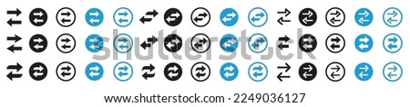 Data Transfer Trendy Thin Line Icon. Arrows data transfer. Data exchange. Swap icon with two arrows. Vector illustration