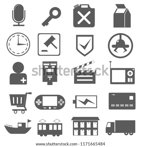 Icon material Clock User gaming machine Shopping cart One seg UFO catcher etc