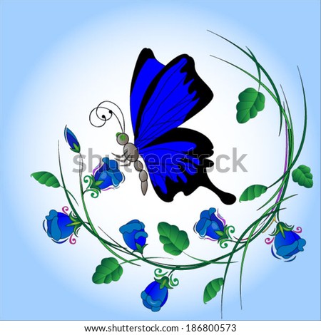 Image, Stock Photo inclined wing Butterfly