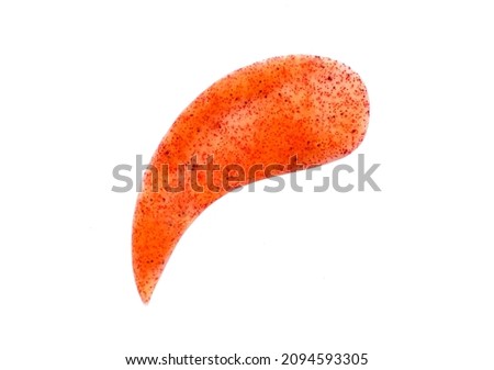 smear swatch mask peeling for face body skin care on isolated background Foto stock © 