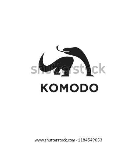 komodo dragon logo icon designs vector