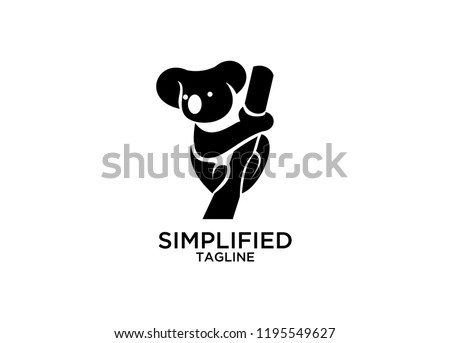 Koala Silhouette Vector At Vectorified Com Collection Of Koala