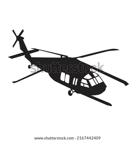 Black Hawk Helicopter Silhouette | Free download on ClipArtMag