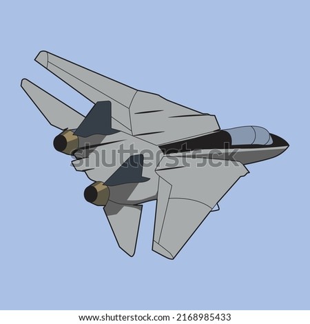nato jet fighter illustration vector design