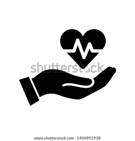 simple illustration of a hand that prevent heart attack heart health cardiology