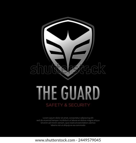 Shield logo. Suitable for security company logo design. Security Service, and safety anti virus product. Security logo template.