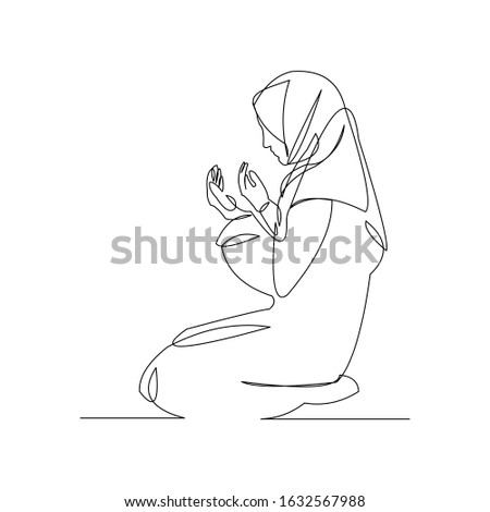 Girl Praying Drawing | Free download on ClipArtMag