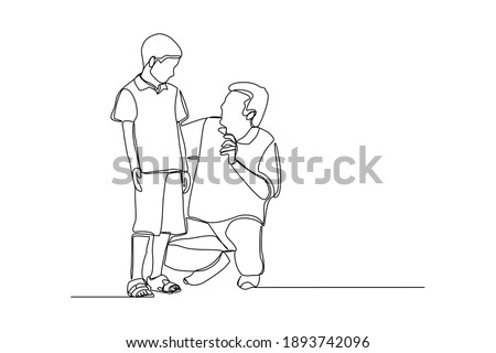 Similar – Image, Stock Photo Man holding a line with fish hook