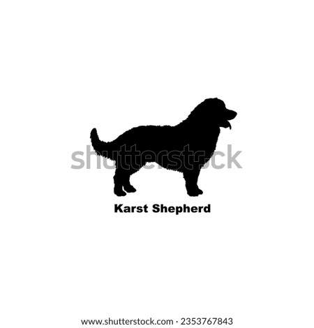 Karst Shepherd dog silhouette dog breeds Animal Pet