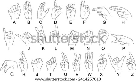 ASL Alphabet American Sign Language numbers letters