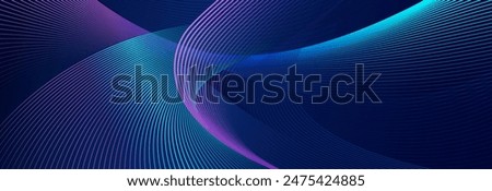 Abstract background design with diagonal blue and pink or purple line pattern. Vector horizontal format for digital luxury business banner, contemporary cover, luxury premium.