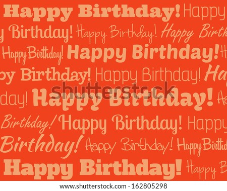 Happy Birthday - Grouped collection of different Happy Birthday text