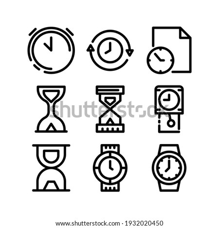 time icon or logo isolated sign symbol vector illustration - Collection of high quality black style vector icons
