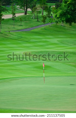 Golf view in thailand