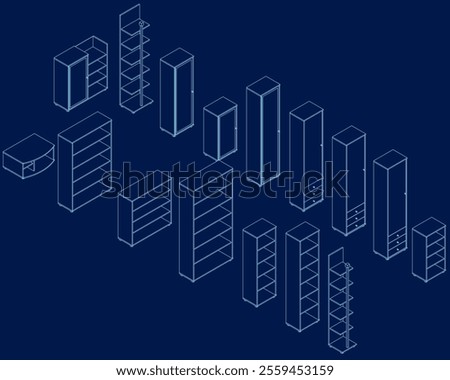 Similar – Image, Stock Photo Store room with cupboard and shelves in apartment