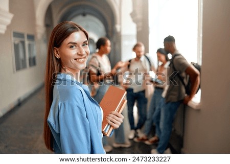 Similar – Image, Stock Photo bright teenager