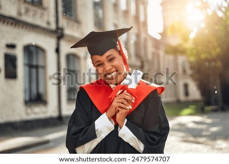 Similar – Image, Stock Photo Woman proudly shows her armpit hair