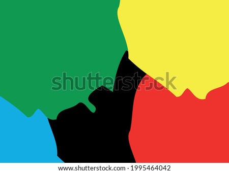 Bright abstract colored background. Vector graphics.