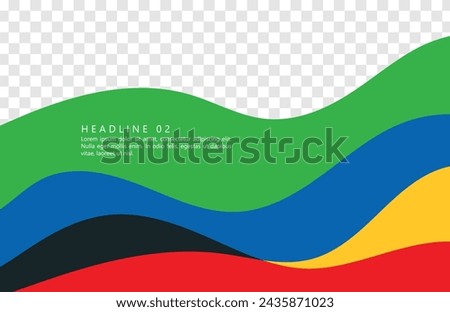 Abstract multicolored background. Vector graphics for design. Waves, texture.