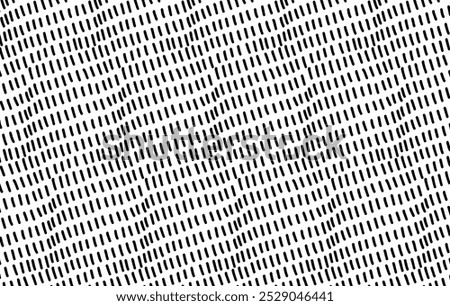 Hand Drawn small dash pattern. Seamless minimal dash pattern. 