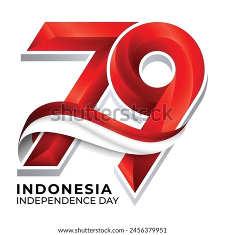 79th Indonesian Independence logo, 17 august 2024 IKN Celebration.