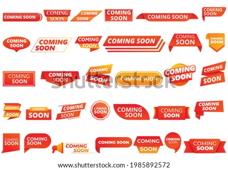 Coming soon icon. Cartoon of coming soon vector icon for web design isolated on white background