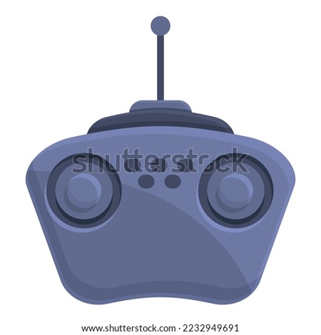 Remote control icon cartoon vector. Radio toy. Model digital