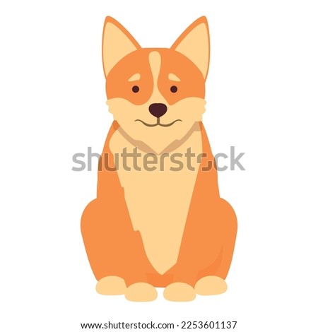 Pet dog icon cartoon vector. Royal canine. Doggy breed