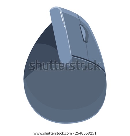 Modern ergonomic vertical mouse designed for comfortable and healthy wrist positioning during computer use