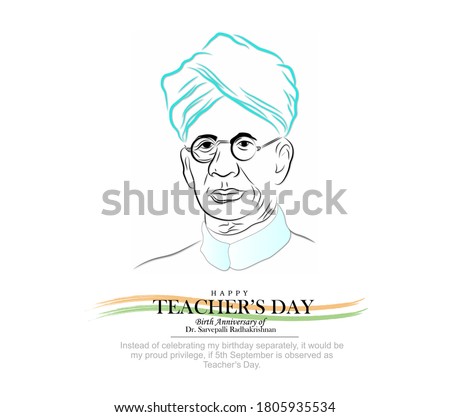 celebration of teachers day on birthday of Dr. Sarvepalli radhakrishna. Happy teachers day.