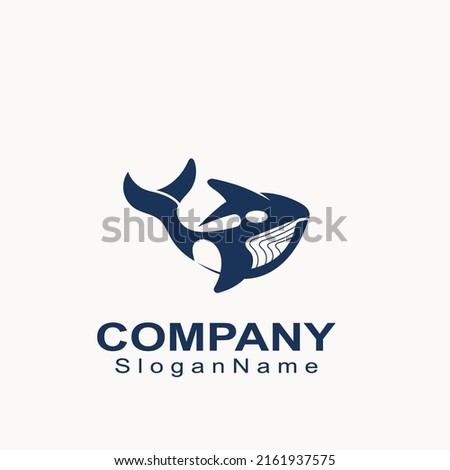 Orca design vector symbol icon design illustration 