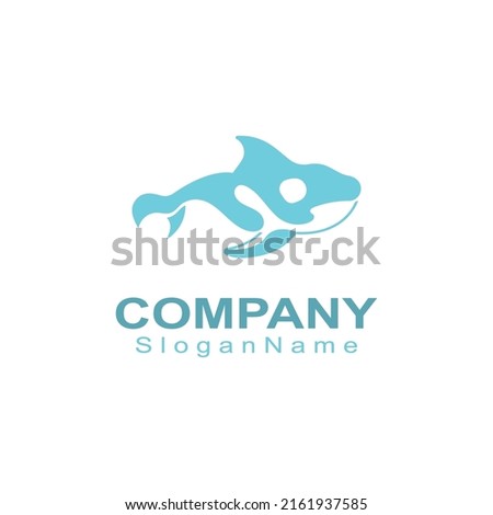 Orca design vector symbol icon design illustration 