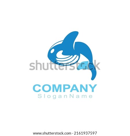 Orca design vector symbol icon design illustration 