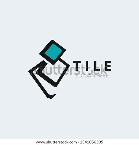 Elegant Tile Flooring Logo Design business Template 