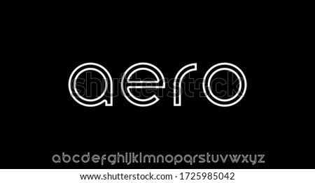 aero luxury futuristic font. perfect for your brand and wordmark