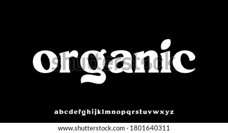 organic lowercase font perfect for branding or word mark design
