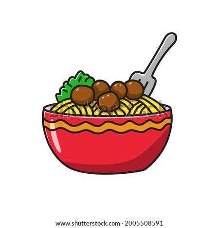 Spaghetti Meatballs Royalty Free Vector Clip Art Illustration Spaghetti And Meatballs Clipart Stunning Free Transparent Png Clipart Images Free Download