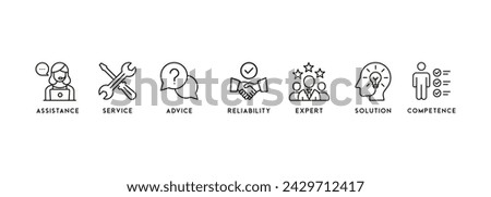 Support icon - vector illustration . Support, service, advice, assistance, help, reliability, expert, solution, infographic, template, presentation, concept, banner, pictogram, icon set, icons