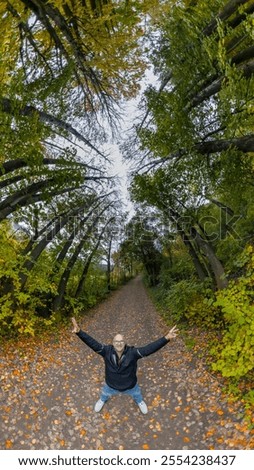 Similar – Foto Bild einsamer kahler Baum auf einer Wiese vor blauem Himmel mit Wolken