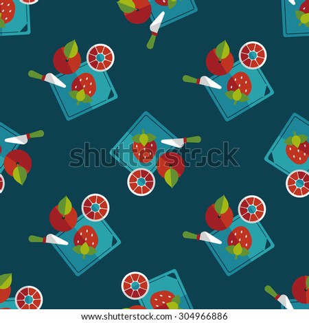 cutting toy flat icon,eps10 seamless pattern background
