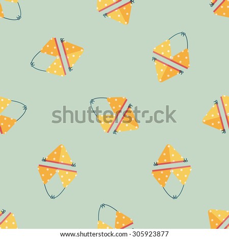 Swimming suit flat icon,seamless pattern background
