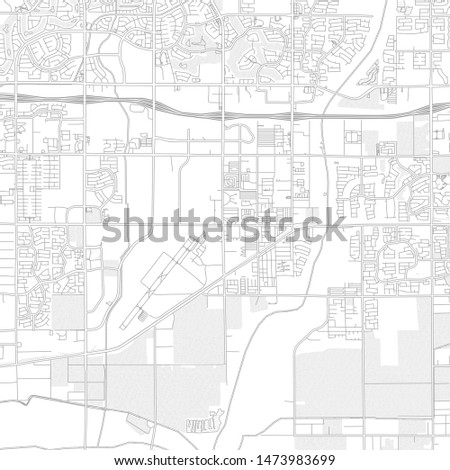 Goodyear, Arizona, USA, bright outlined vector map with bigger and minor roads and steets created for infographic backgrounds.