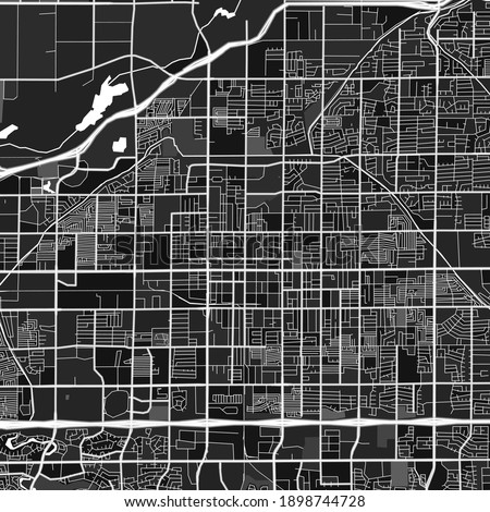 Dark vector art map of Mesa, Arizona, UnitedStates with fine gray gradations for urban and rural areas. The different shades of gray in the Mesa  map do not follow any particular pattern.