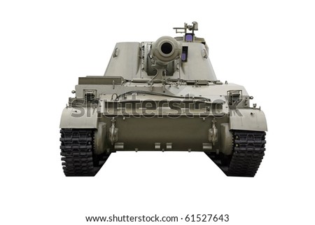 isolated self-propelled armored artillery howitzer 2C3