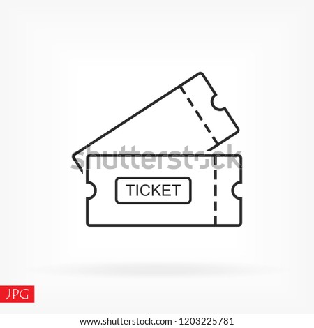 vector icon Ticket 