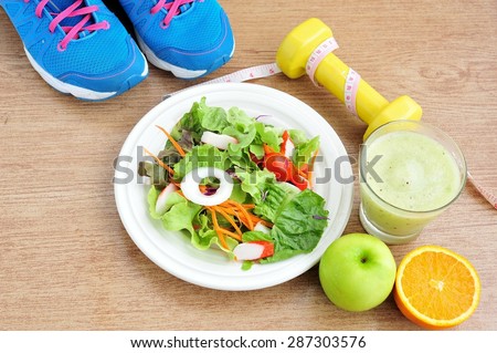 Sport and healthy food for diet,health and diet concept.