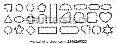 Basic shape with chain pattern template