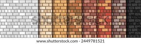 Similar – Image, Stock Photo Orange brick wall texture background. Background for text. Exterior architecture concept. Dirty orange brick wall abstract background. Background for construction.