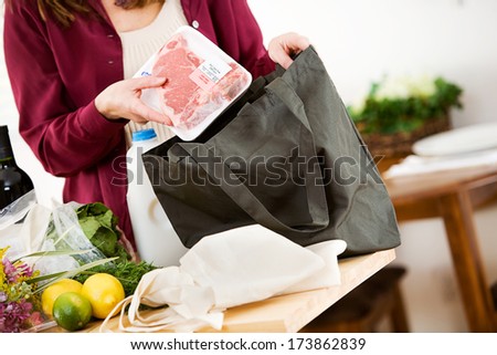 Reusable Bags: Unpacking Meat From Fabric Bags