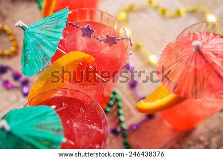 Fun And Tropical Mardi Gras Hurricane Cocktails